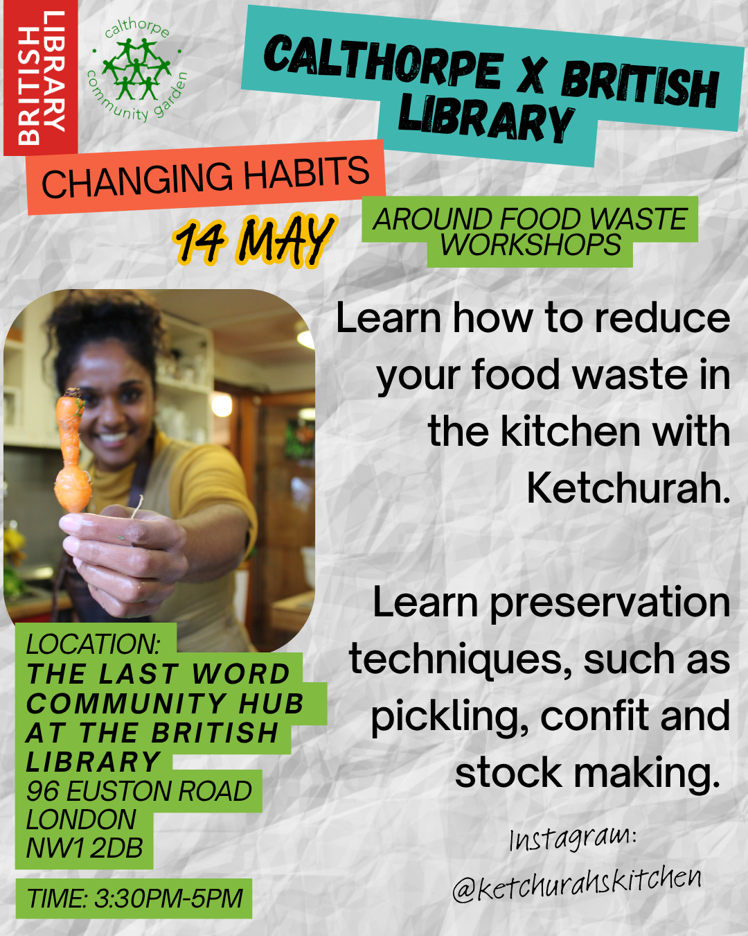 British Library x Calthorpe: Changing Habits Workshop 