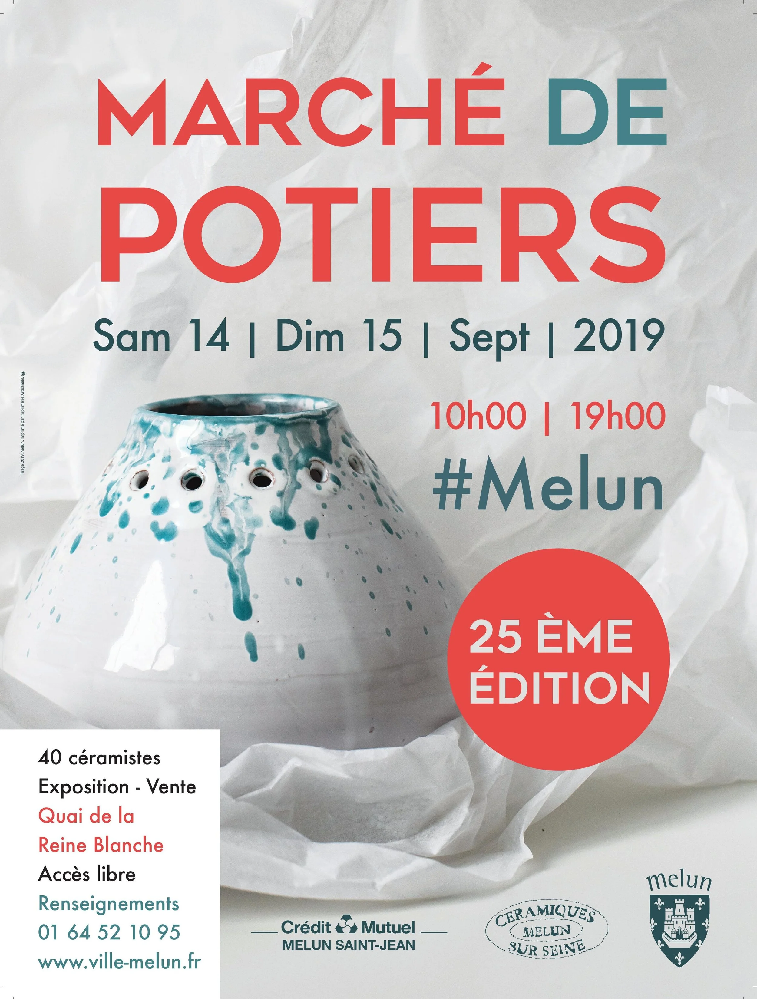 Marché de potiers de Melun (77)