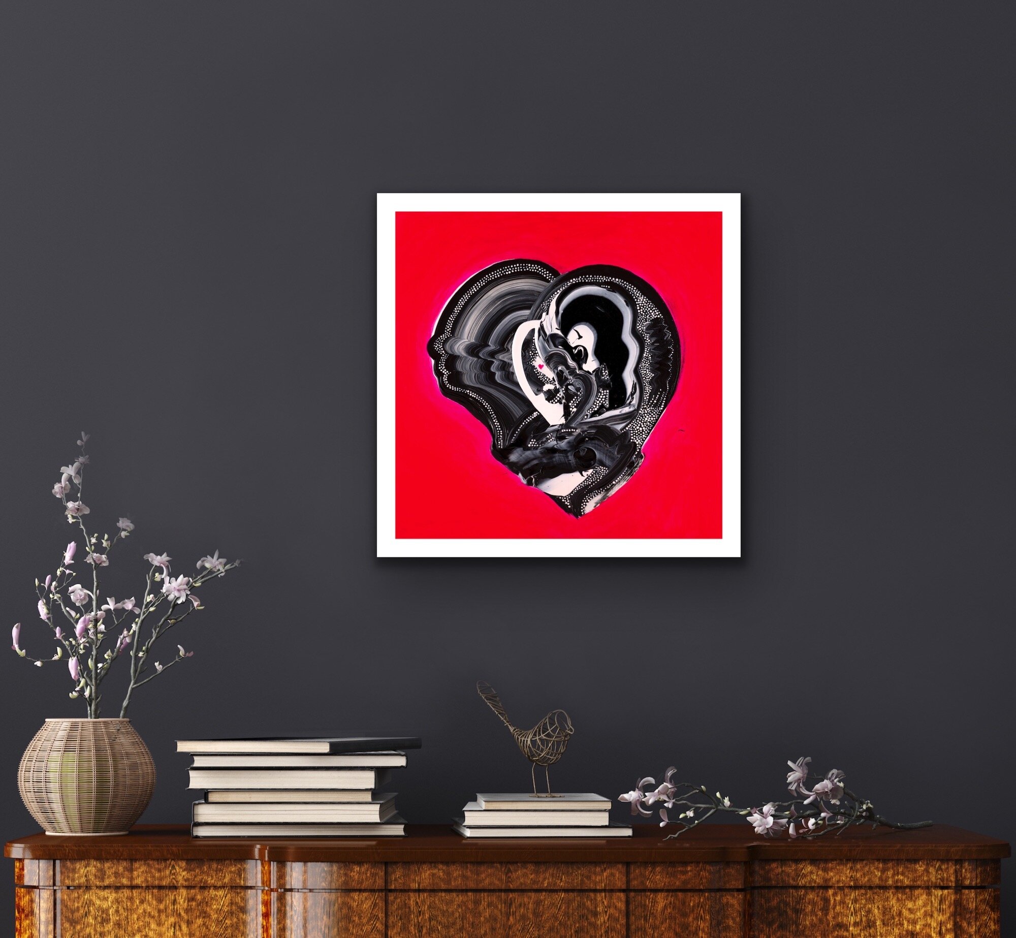 black rose : print dark background .JPG