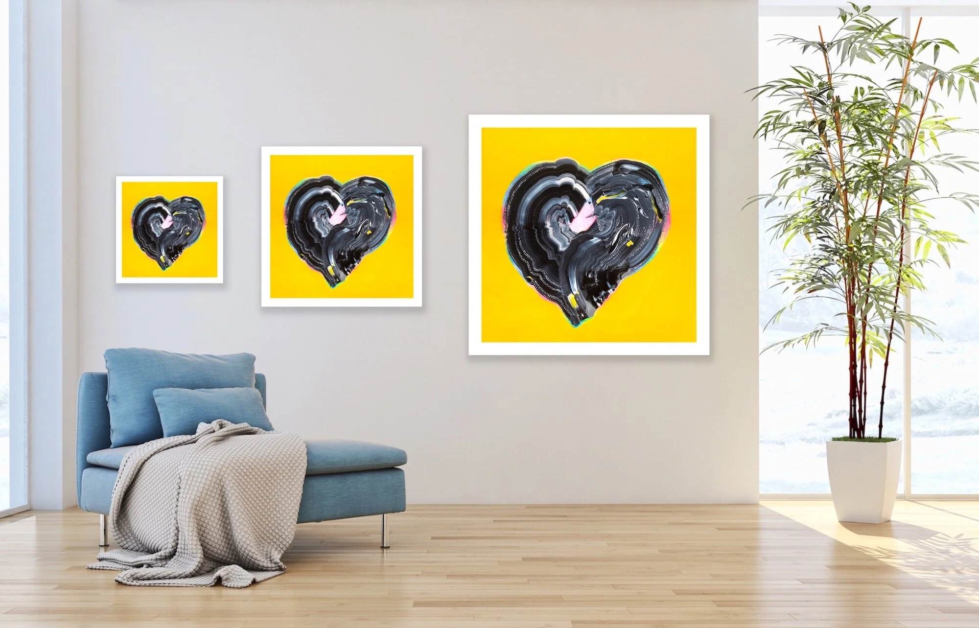Hearts : black sun : prints .JPG