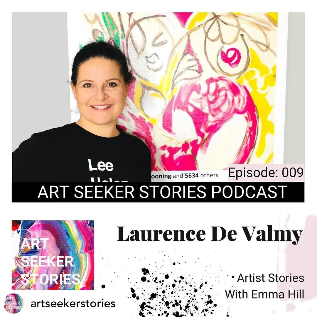 EP 9 Laurence De Valmy : “What if Instagram always existed?’ Post Paintings Revisiting Art History With Imagined Conversations.