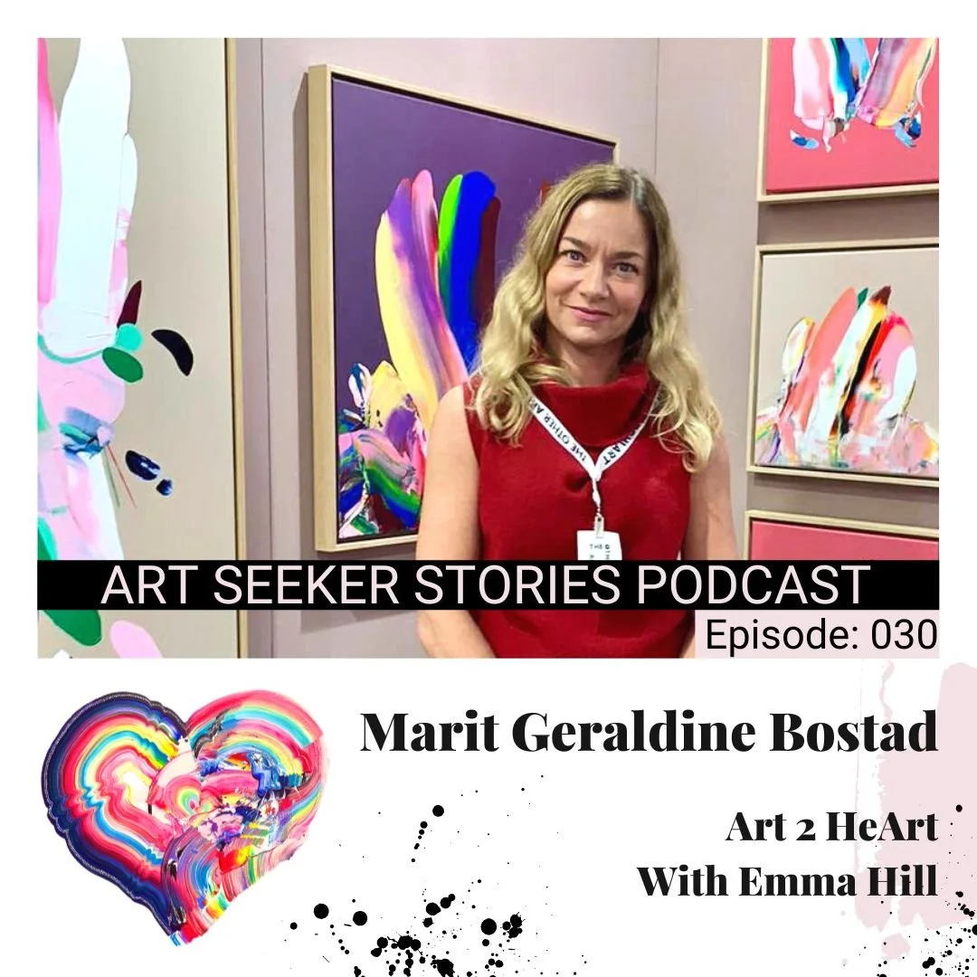 EP 30 : Art 2 HeArt : Marit Geraldine Bostad, Art Seeking Soul, From Norway to New York, Hope Island &amp; AAF London Cover Girl.