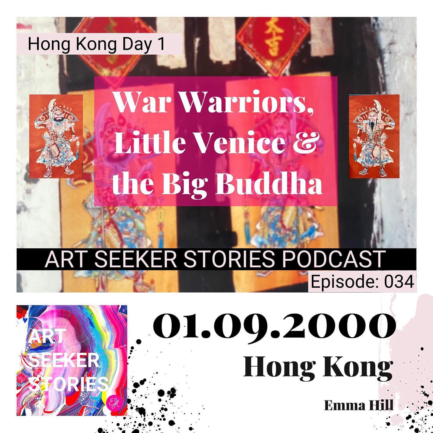 New Mini Podcast Episodes 
On the Art Seeker Stories Podcast 
Episode 34,  OUT NOW Link in bio 
A postcard from Hong Kong, Day 1 : 

My artist journey and travels as an art seeker, a culture vulture, a 20 something trolly dolly. My diary edit, nostal