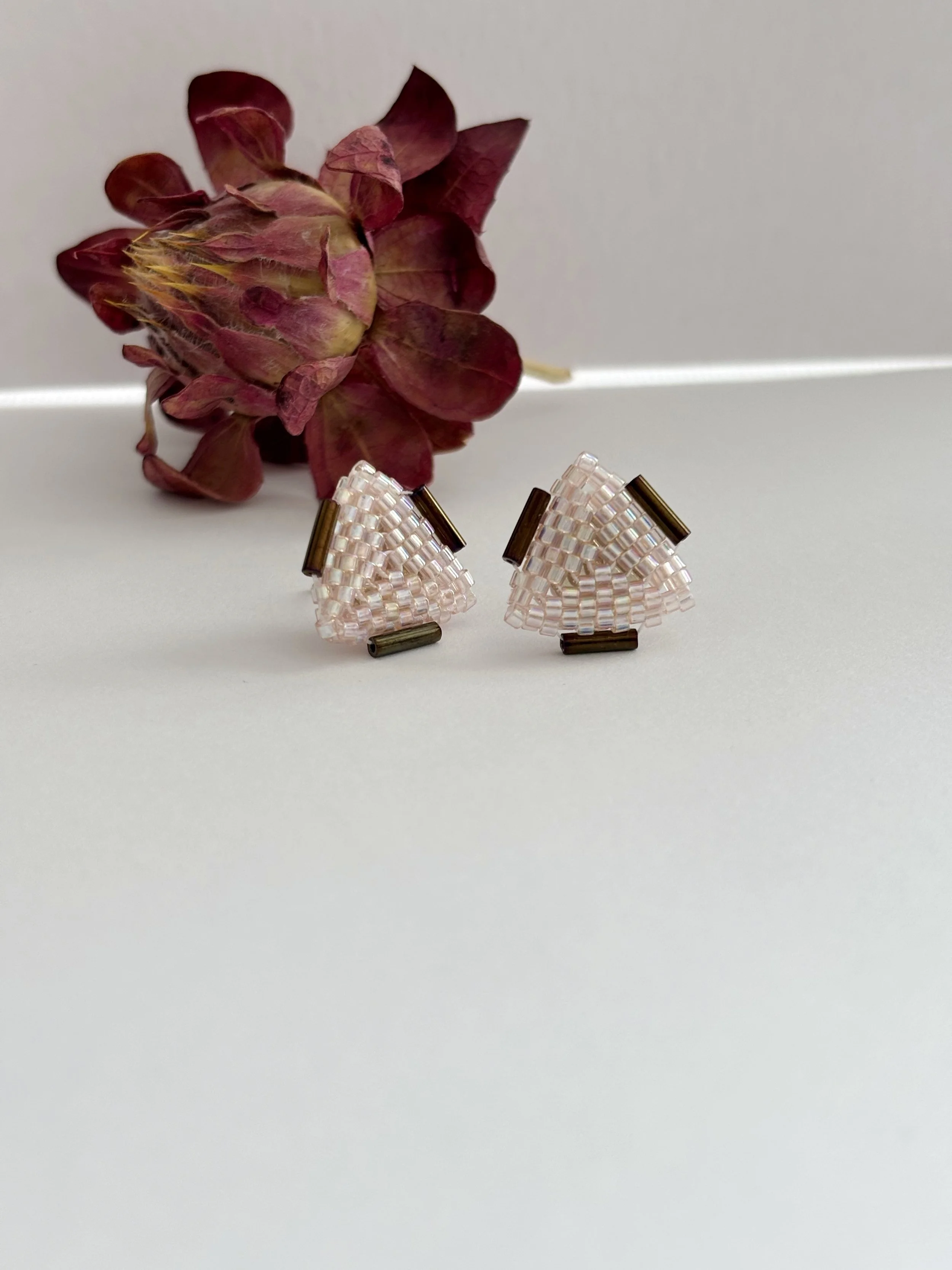 Babette Stud Earring in Rose.