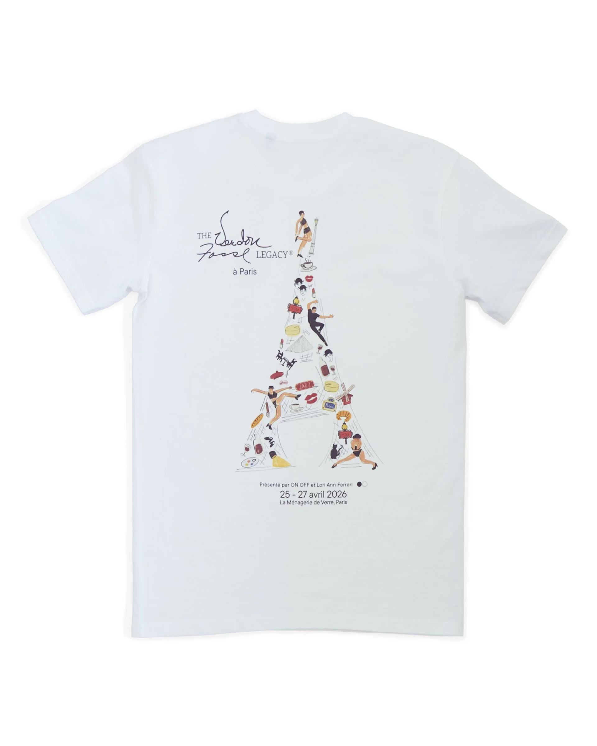 The Paris Workshop T-shirt — ON OFF × Verdon Fosse® Legacy, 2026