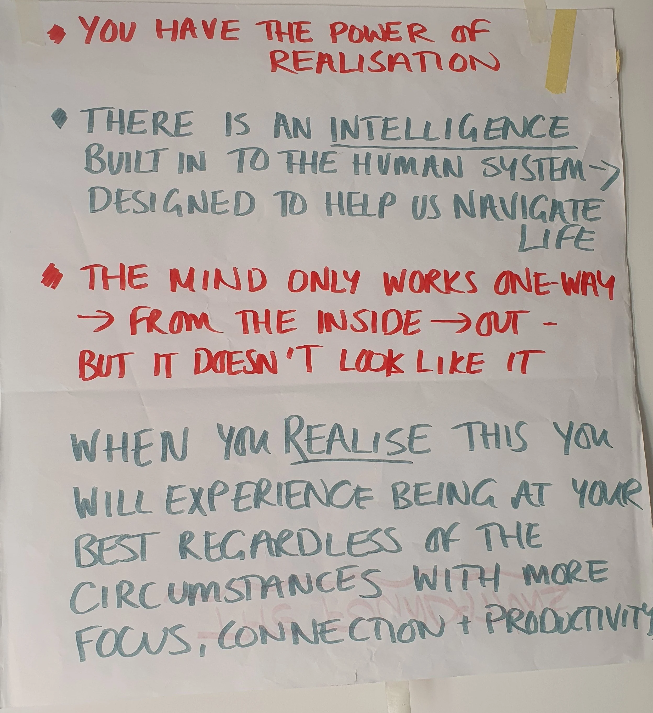 The Foundations of how the Mind works