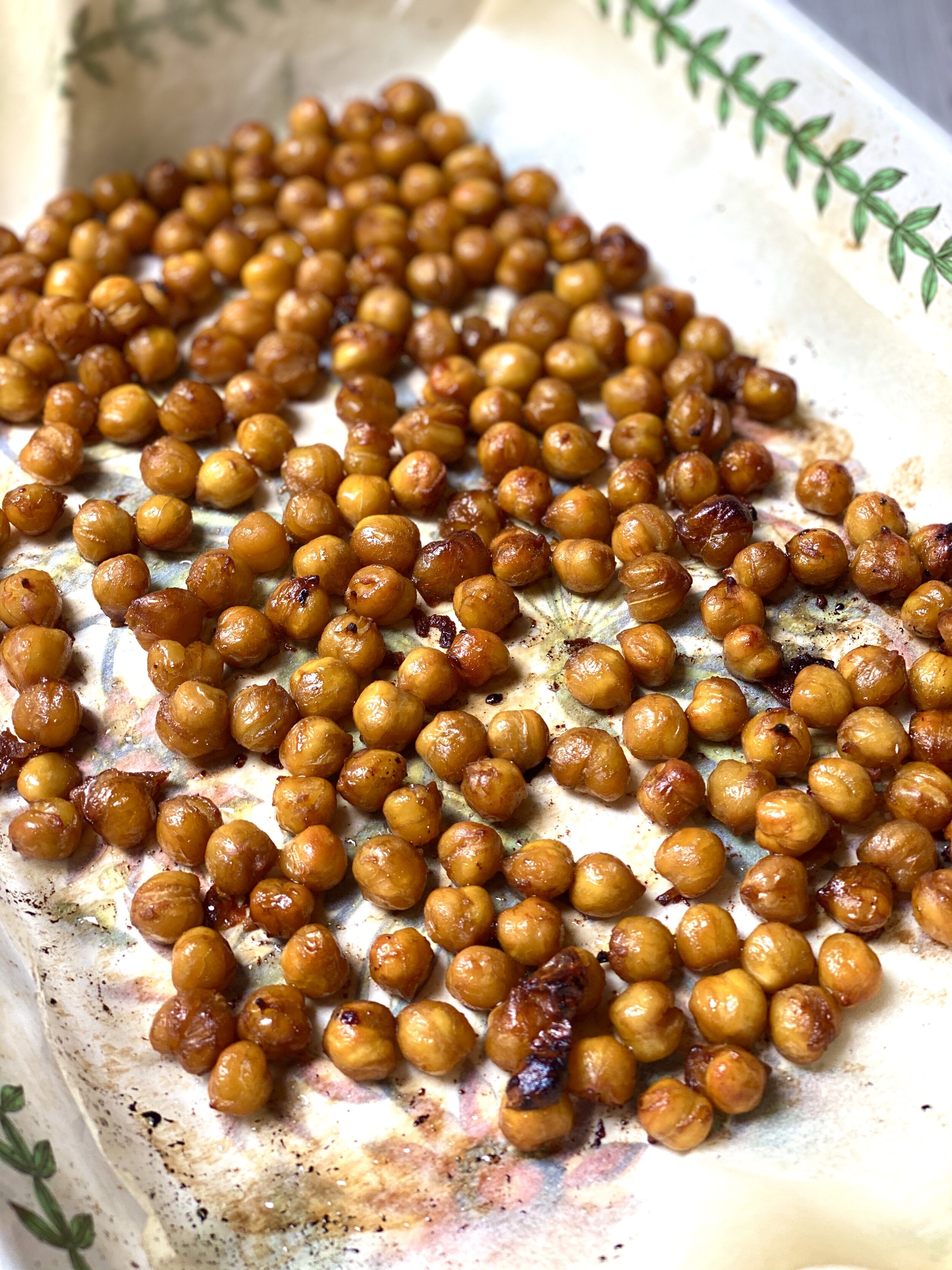 Smokey, roasted chickpeas by Joey and Katy