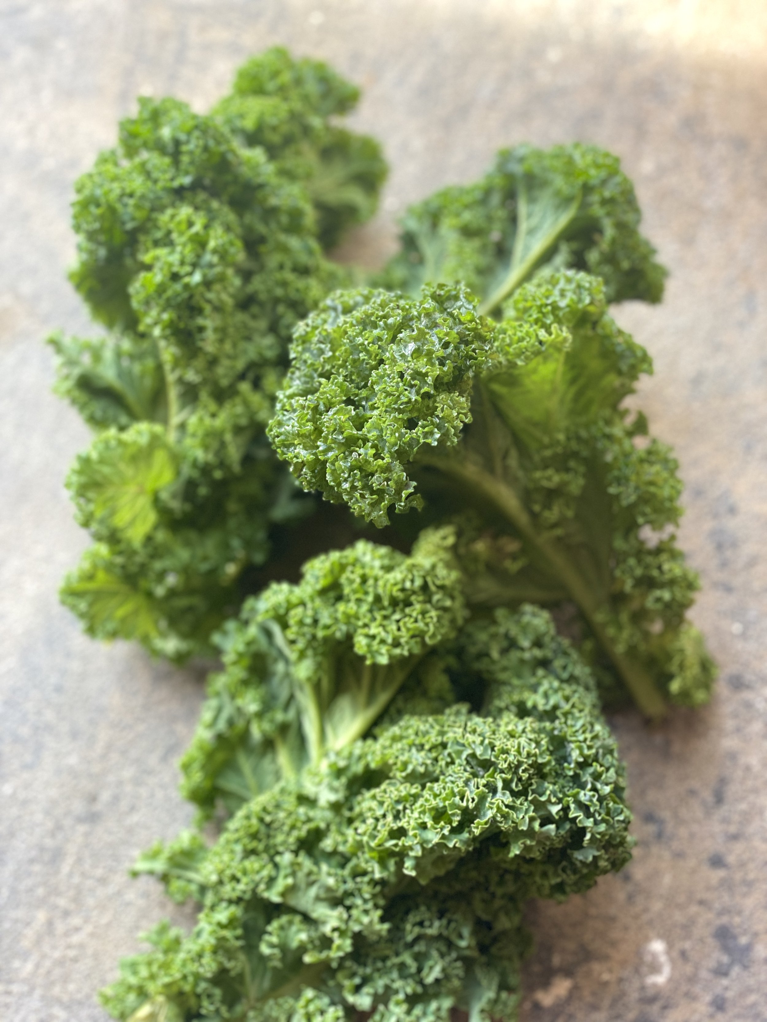 Organic, seasonal kale