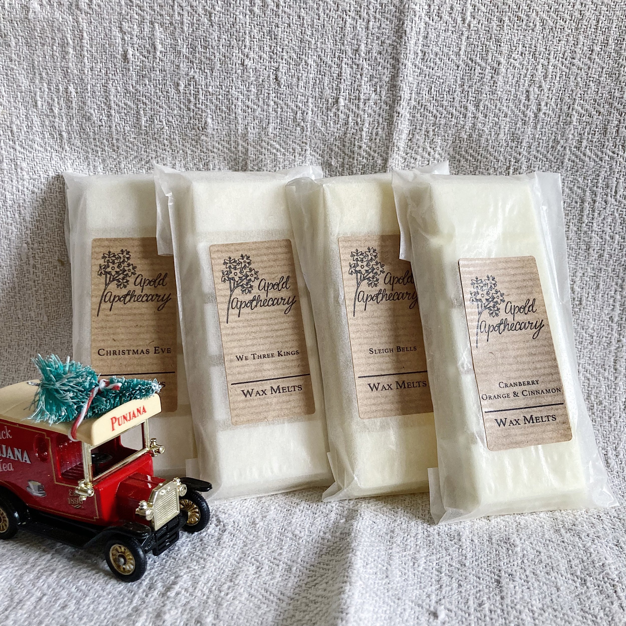 Festive fragranced soy wax melts