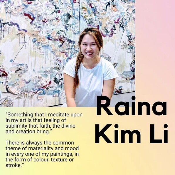 “My paintings have always been borne from a meditative state of reflection upon certain themes in the Bible,” says the ex-architect