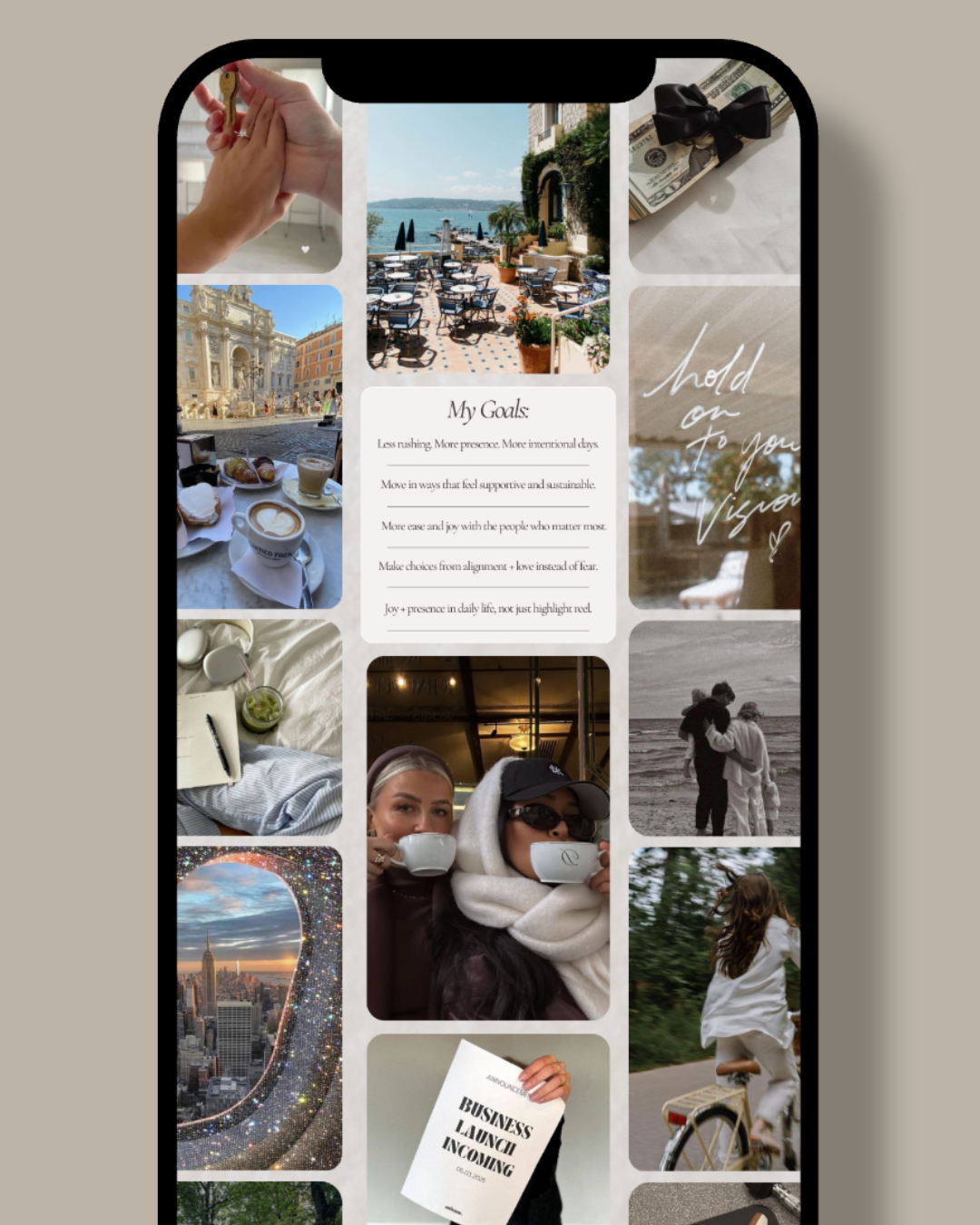 Phone Background - Digital Vision Board