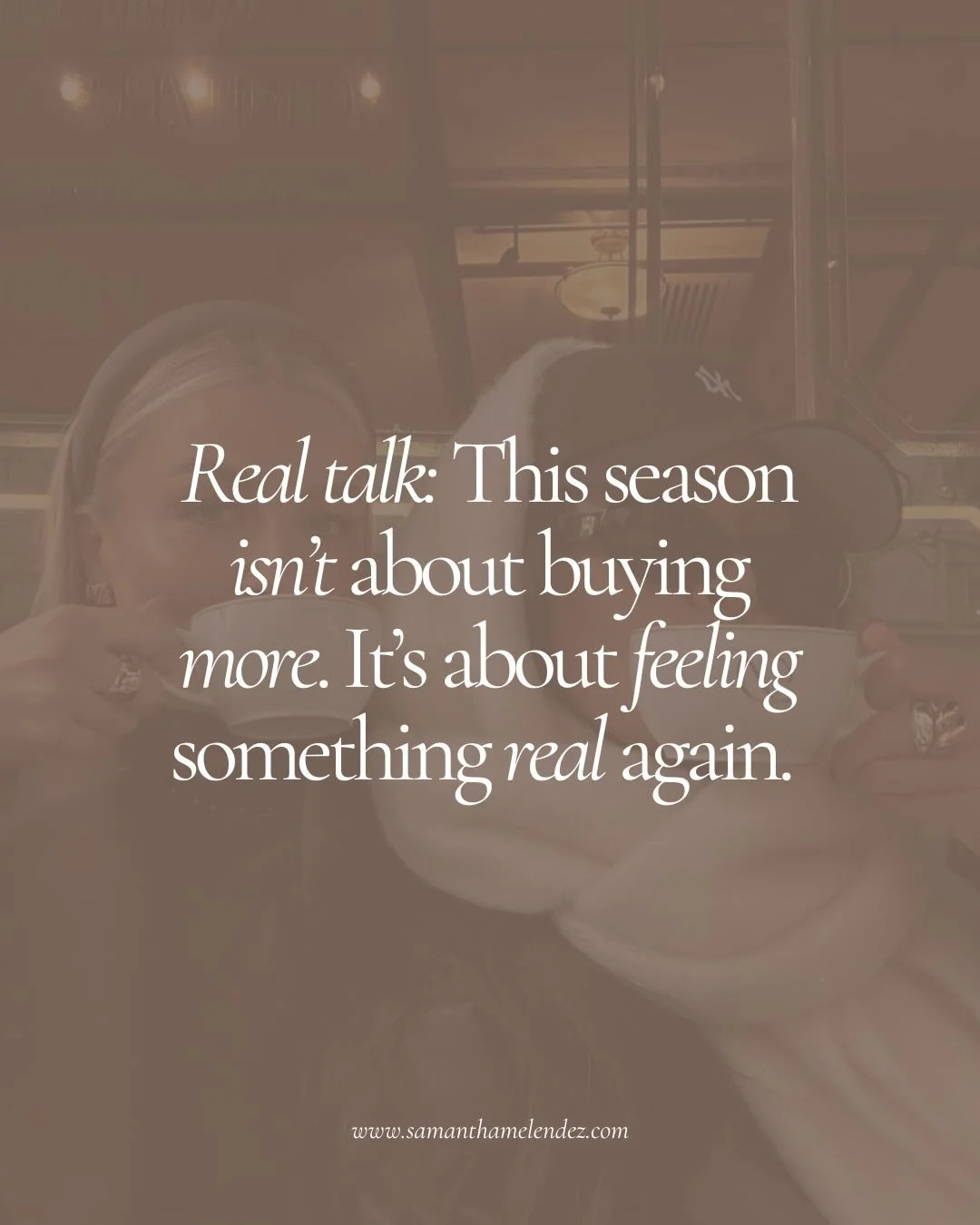 The holidays were never meant to be lived in checkout carts. They were meant to be felt in conversations with loved ones, moments of generosity in your community, and tiny acts of love that remind someone they matter.

SO, this year I created a FREE 