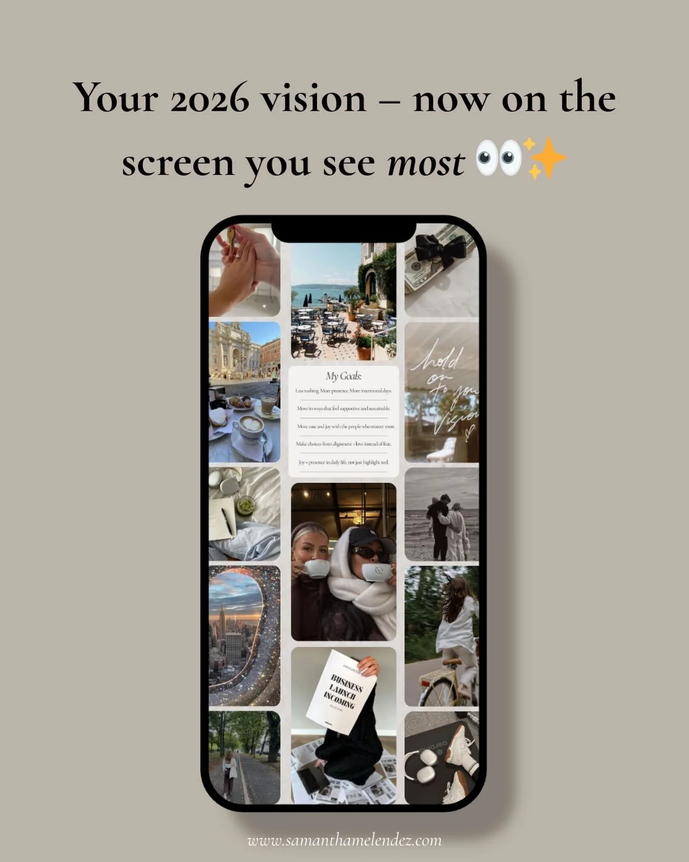 You don&rsquo;t need more discipline.
You don&rsquo;t need to try harder.
You don&rsquo;t need to become someone else to create the life you desire.

You need consistent reminders of who you are becoming. ✨

The average person checks their phone 144 