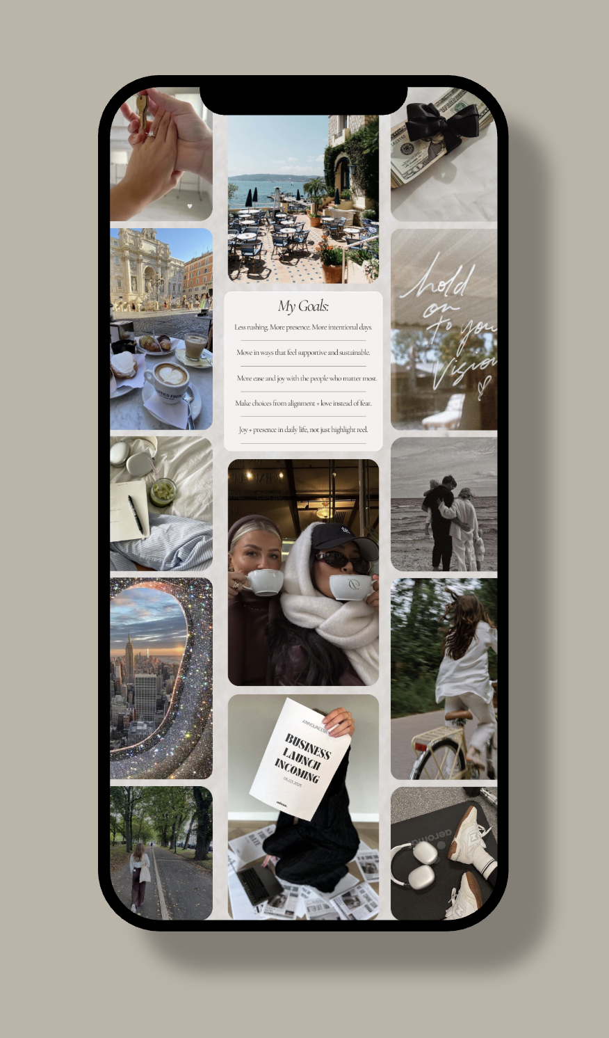 Digital Vision Board - Phone Template