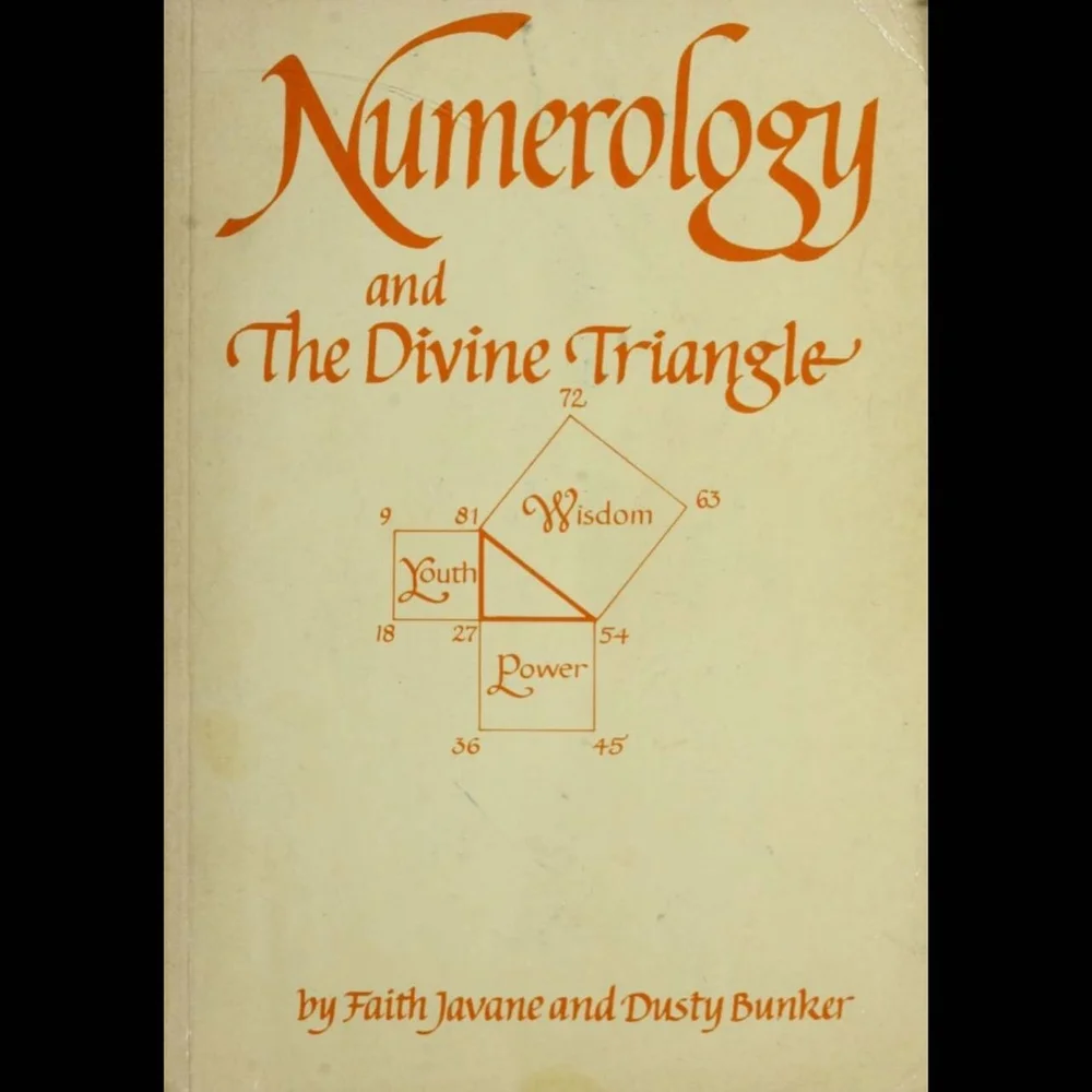 Numerology and the Divine Triangle, Faith Javane and Dusty Bunker, 1979