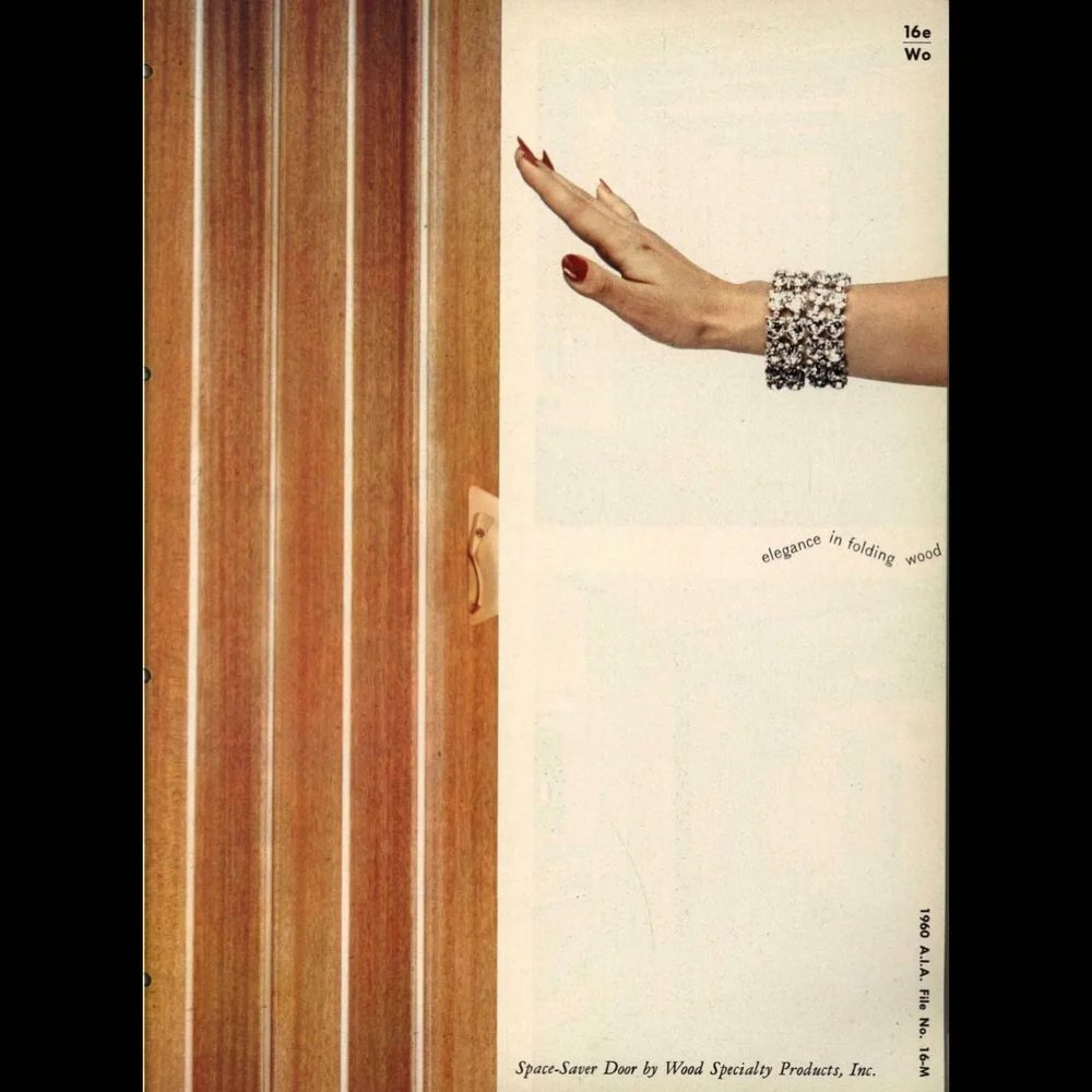 Elegance in Folding Wood, Wood Speciality Products Inc., 1960