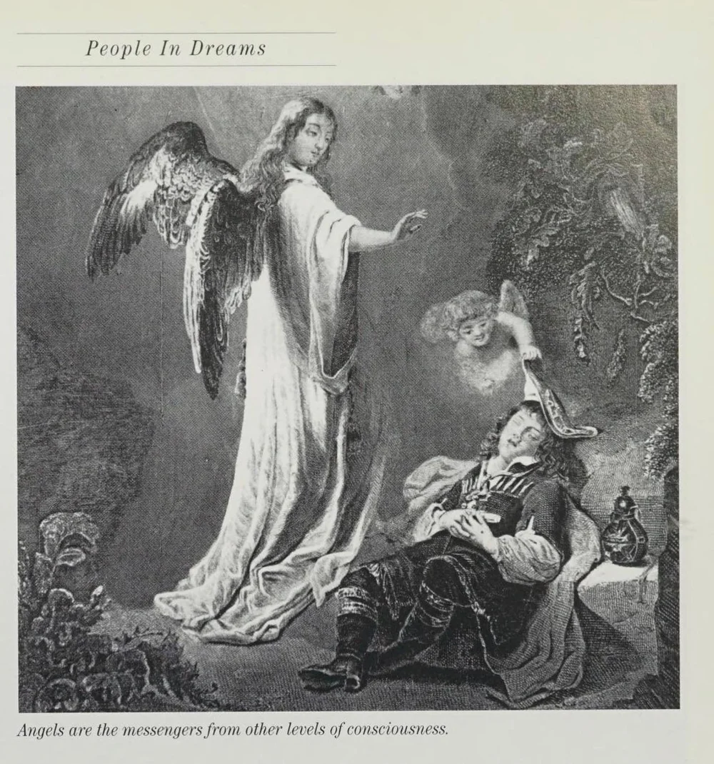 Have you ever dreamed of an angel? ꩜ Next zoooooom round table is this Sunday April 14, 11am EST ꩜ We&rsquo;ll chat about opening up a dialogue with the unconscious and seeing who, and what, responds 💌 &hellip; Free and open to all. 🔗 in bio :) :)