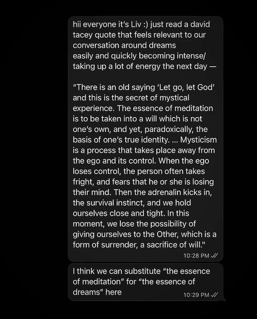 Started a community whatsapp group so we can tune in, share resources and find times to meet together ❤️ L IN K in BIO 🔗🔗 thanks to everyone who joined tonight.. so special 🥺☁️🪞🪞