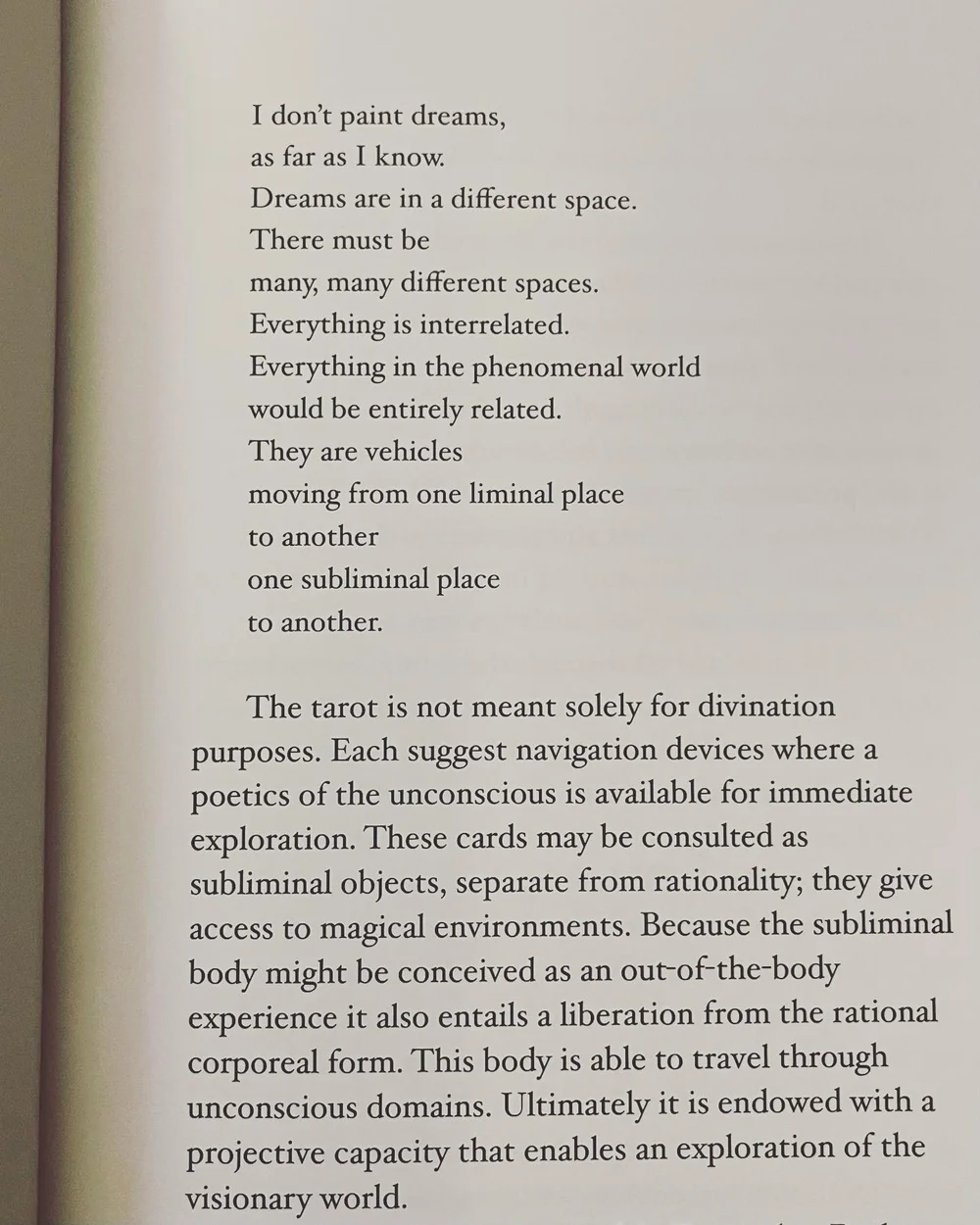 Tarot as an access to magical environments 🚪 from the intro to Leonora Carrington&rsquo;s Tarot
