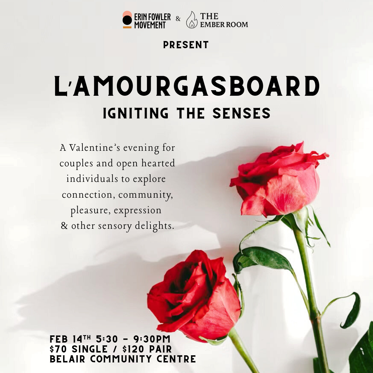 ENDED L'Amourgasboard - Valentines Weekend Edition - Sat 14th