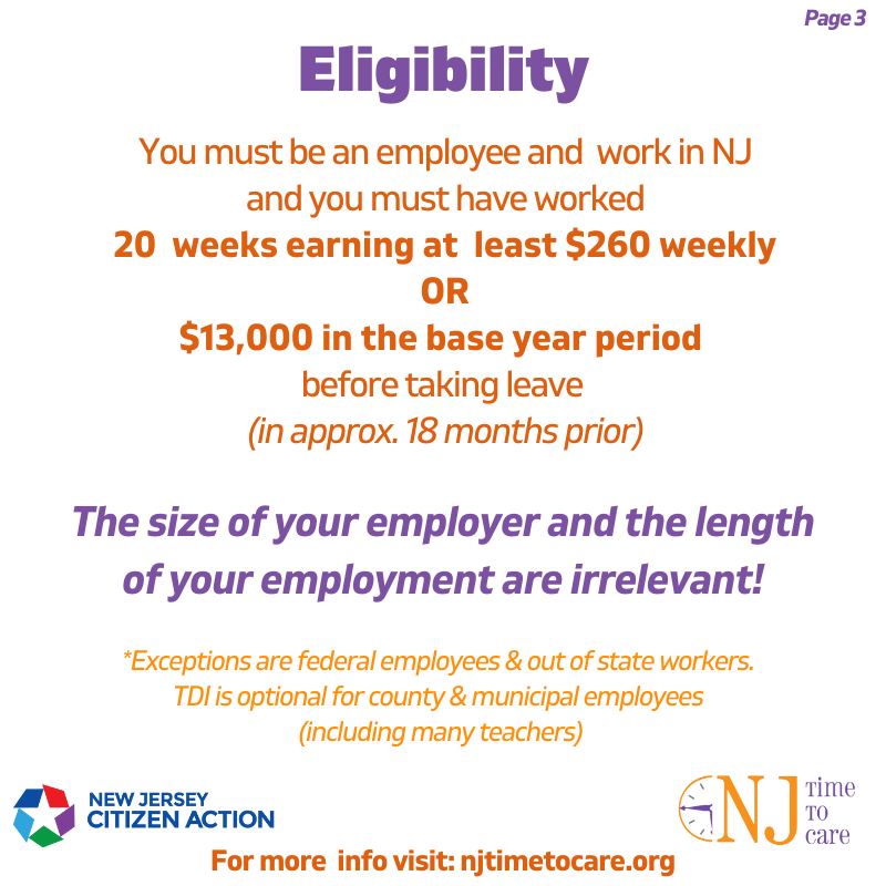 Paid Family Leave — NJ Time to Care