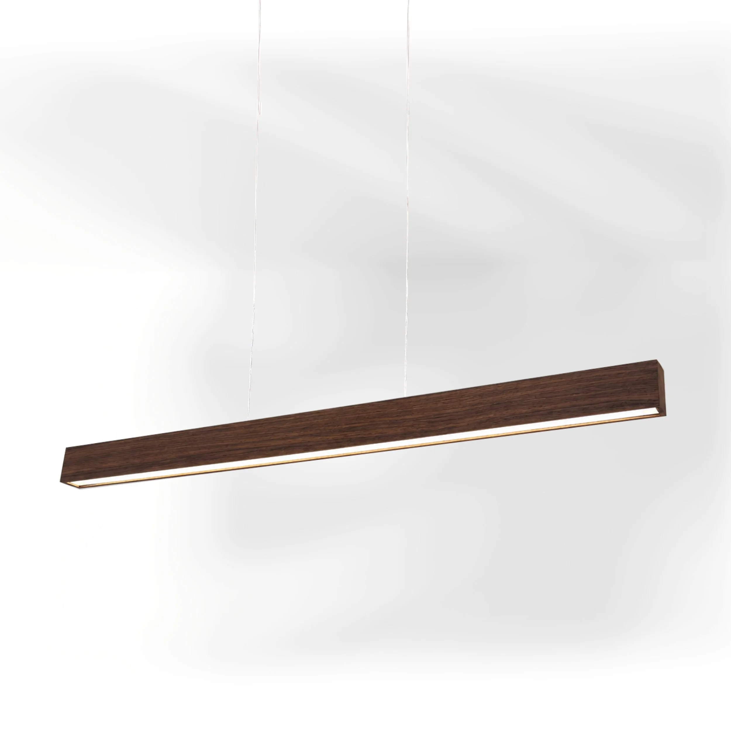 Pendelleuchte aus echtem Holz für den Esstisch. Reduziertes, modernes Design und Ausführung. Berührungslos dimmbar mit Gestensteuerung. Made in Austria.  In verschiedenen Ausführungen!
