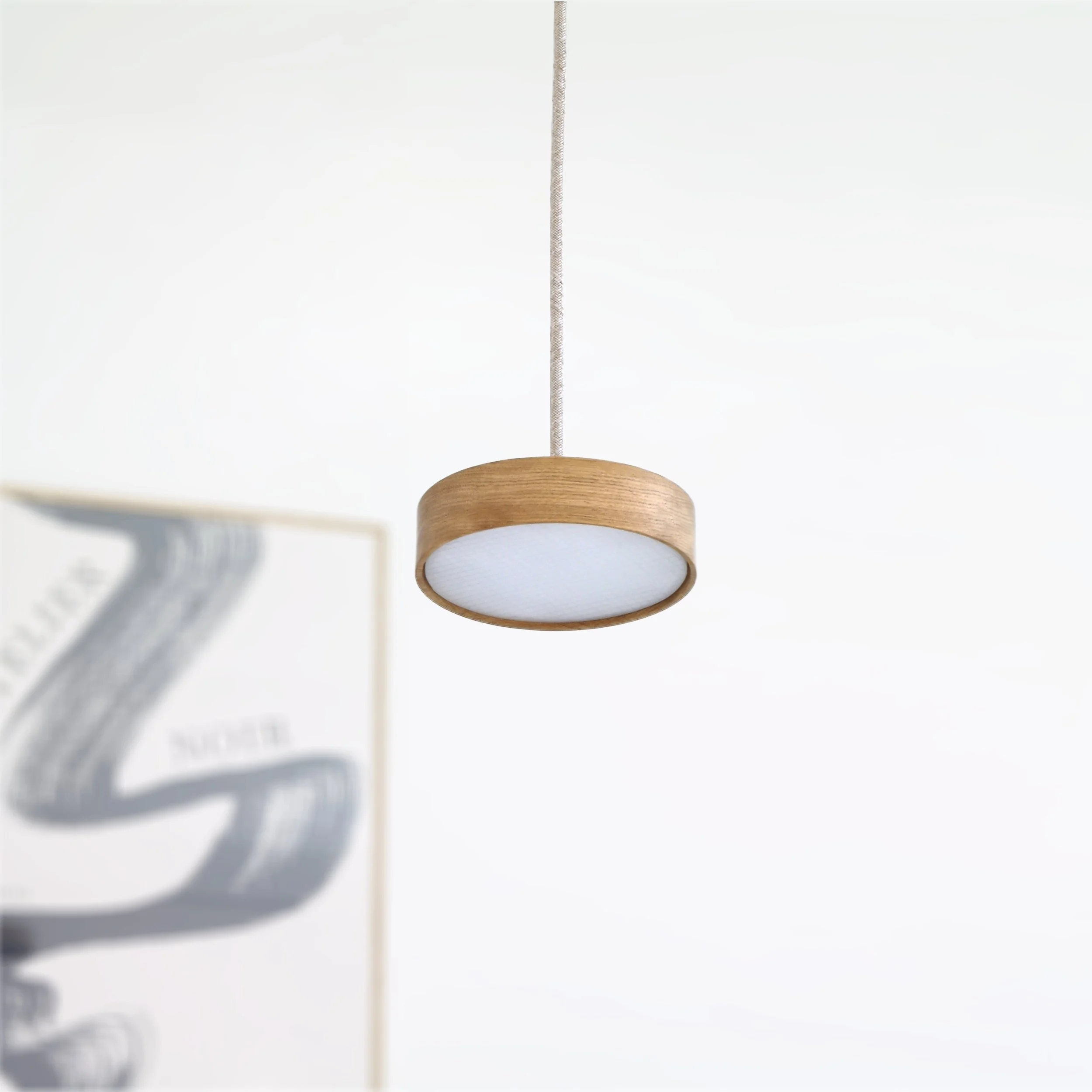 Pendelleuchte Lilu xS aus Eichenholz