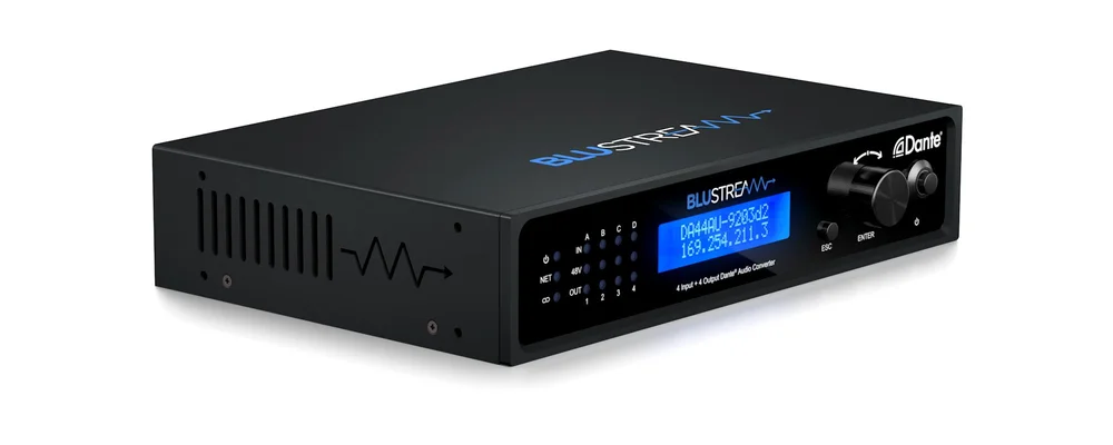 DA44AU4x4 Dante Digital Audio Converter