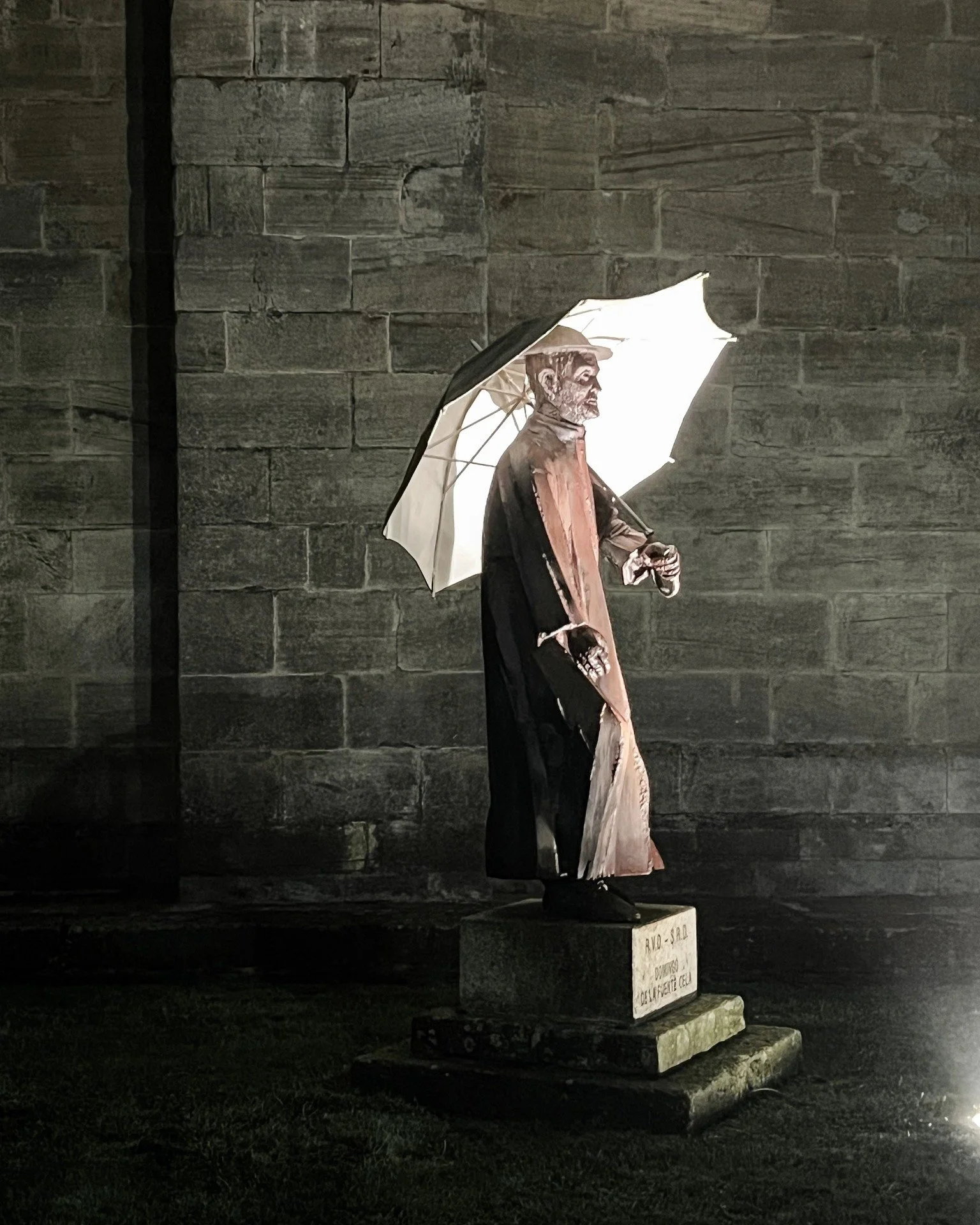 The Camino is a thousand small moments strung together. And sometimes, you stumble across moments like this.
The sacred right beside the lighthearted.
The old mixed with the new.
The hard moments right beside the awe-filled ones.

I just wrote a &ldq