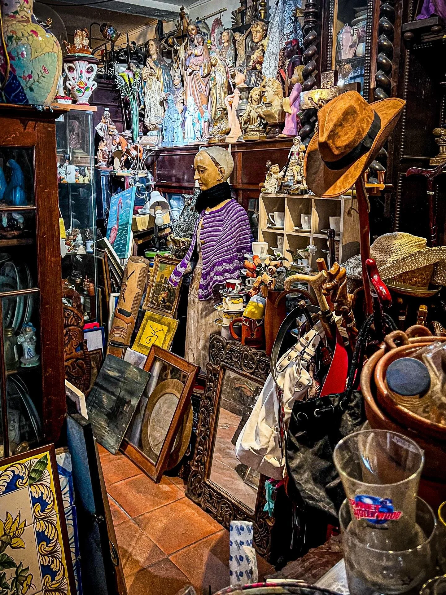 In the heart of Alfama, Lisbon&rsquo;s oldest neighbourhood of steep, narrow streets, we stumbled into a small antique shop. The boxes of tiles pulled us in, but the tiny rooms stacked with incredible finds had us carefully stepping around precarious