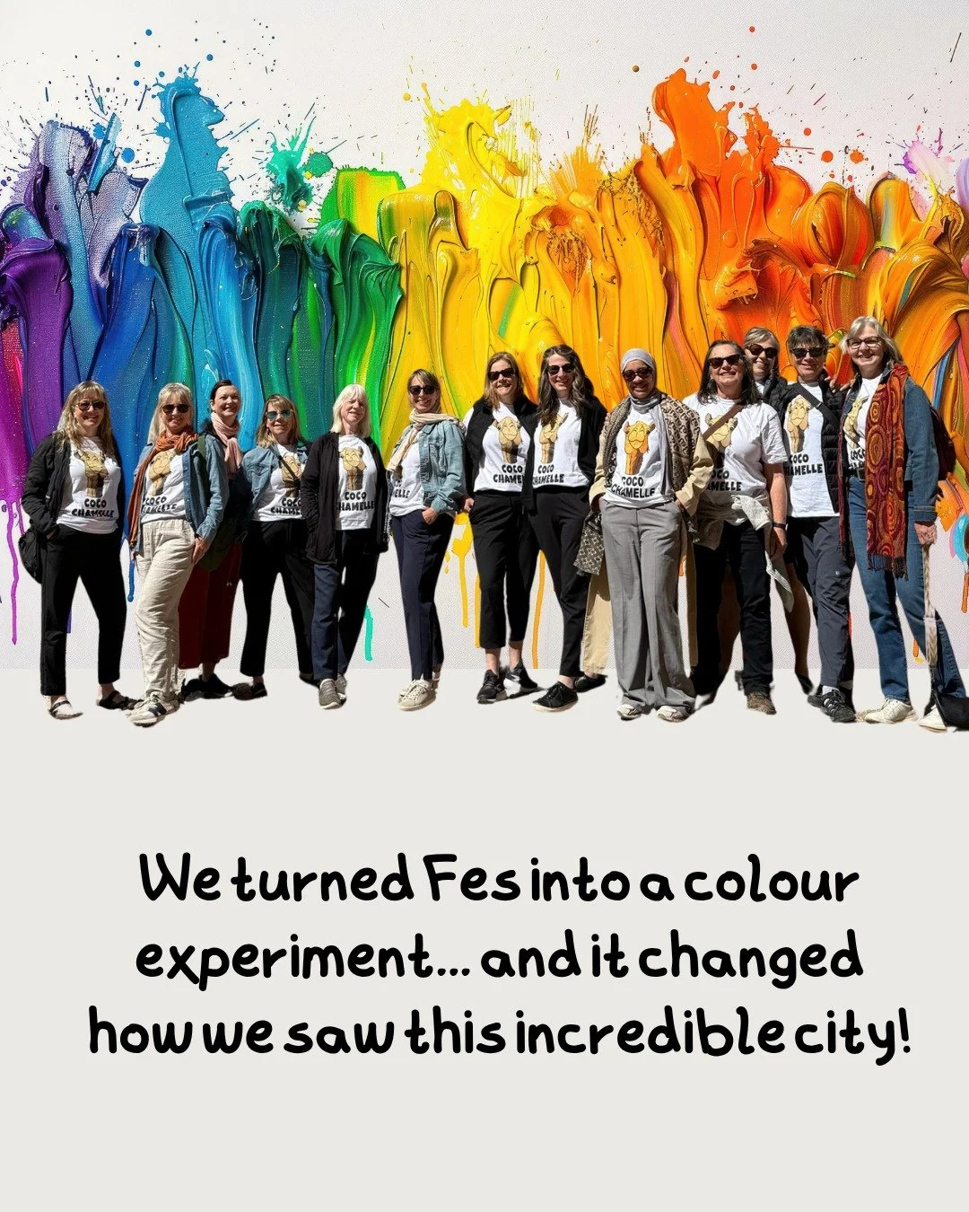 On our last day in Fes, we tried something simple, fun, and quietly powerful.

We split into pairs and were each given a colour.
That was it.

(No complicated rules. Just attention.)

As we wandered through the city, the only &ldquo;task&rdquo; was t