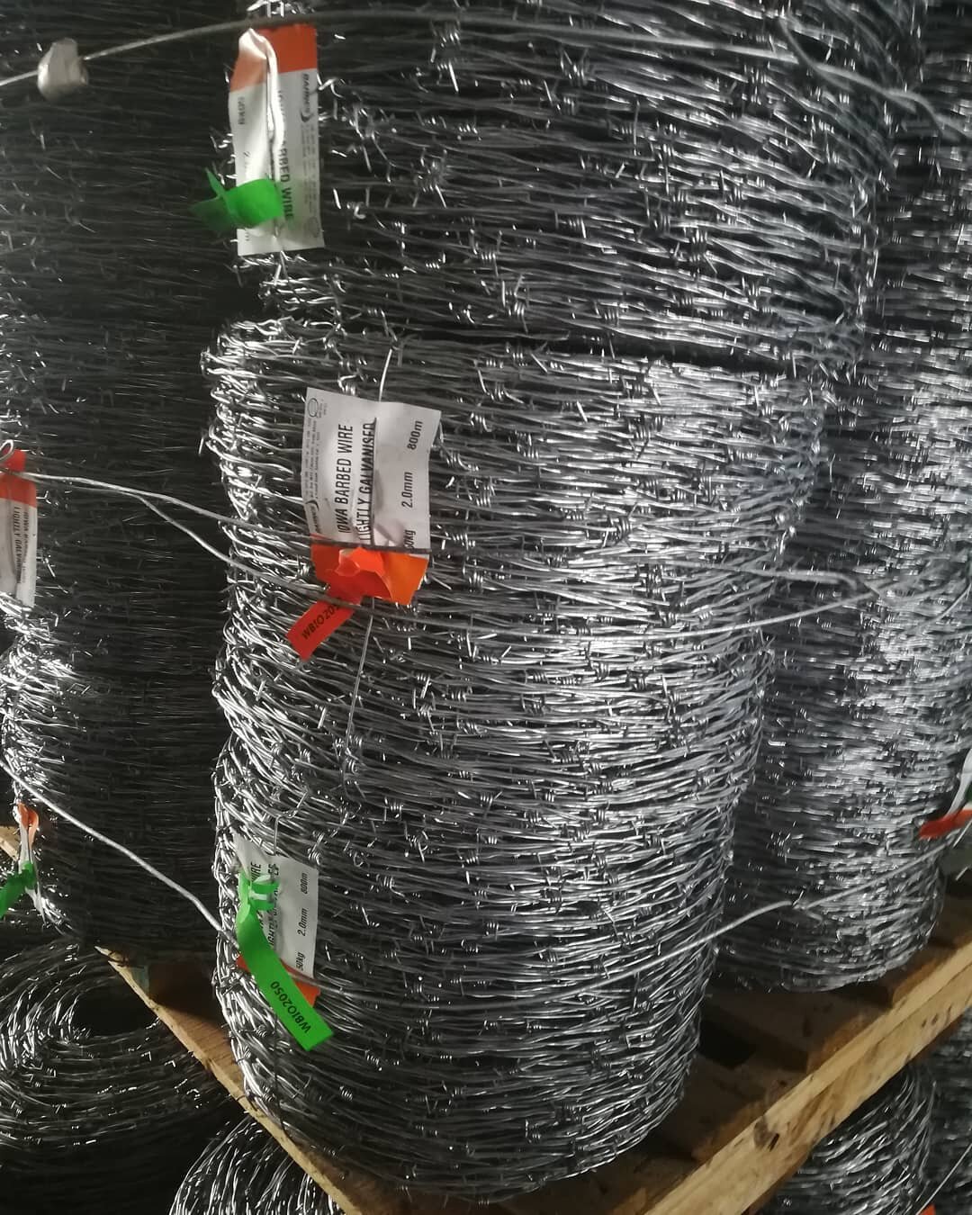 Double strand barbed wire now in stock at AFROPE. Don't miss out on our amazing prices. Call today on +260950257047 or email on marketing@afrope.co.zm.