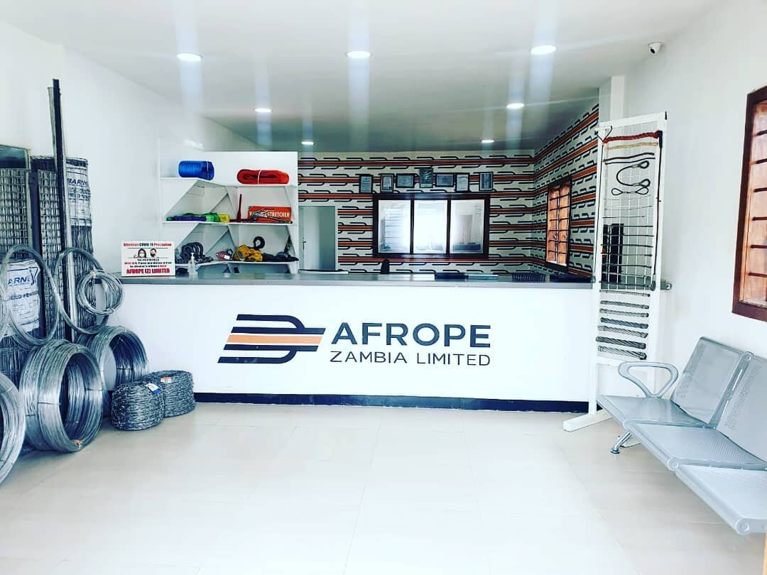Visit us today at our AFROPE Lusaka branch today for all your fencing, lifting, screen mesh and bulk steel purchases. We are at the corner of Lumumba and Nchoncho Road, light industrial area, Lusaka.