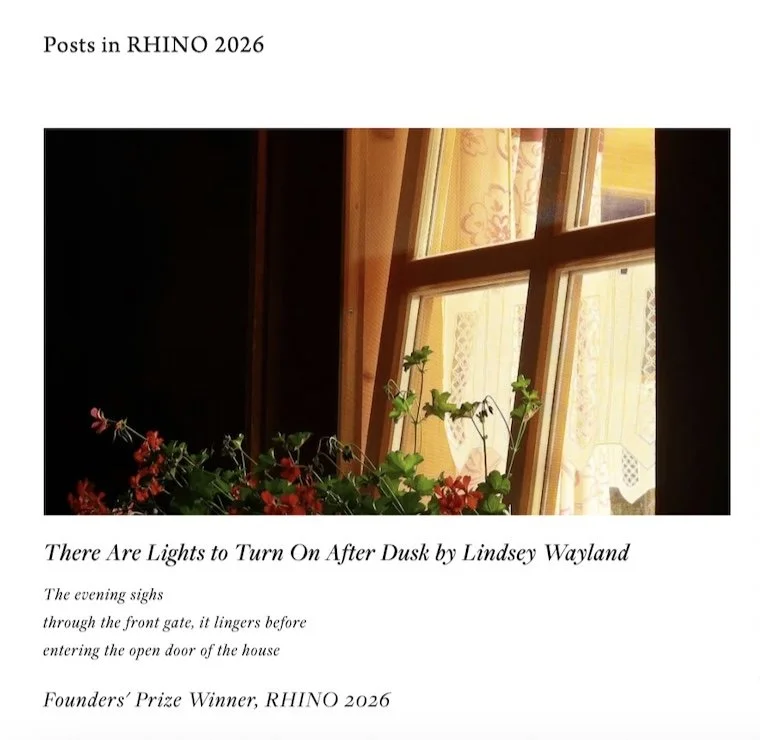 “There are Lights to Turn On After Dusk”