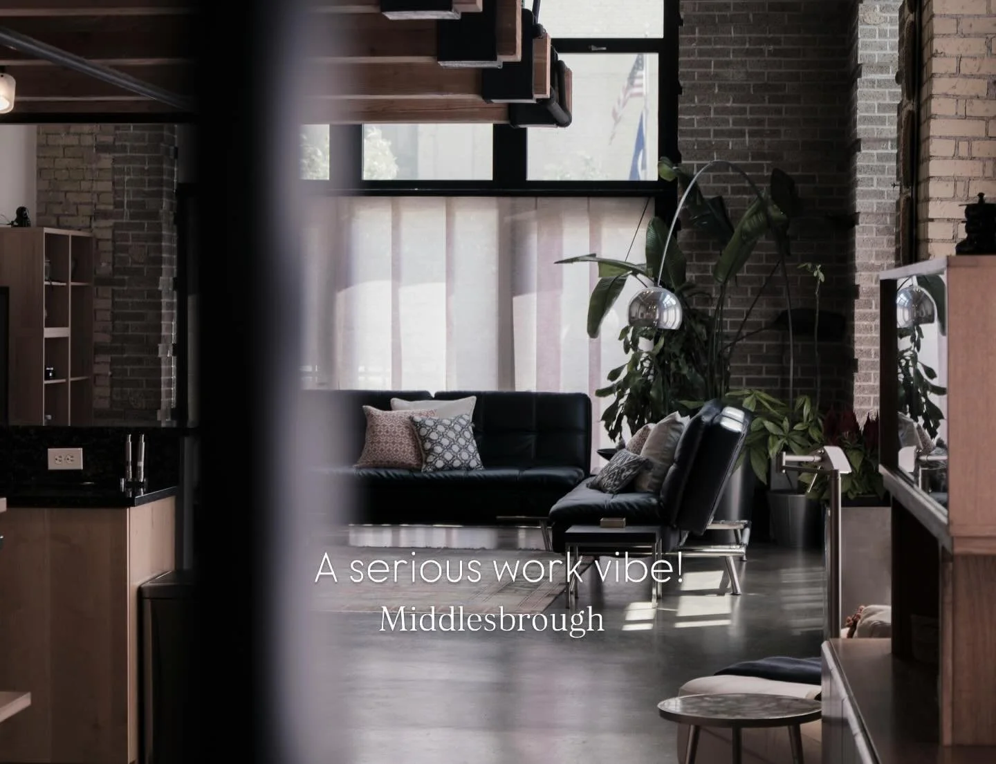 A little different from the usual residential shoots yesterday in Middlesbrough capturing these newly refurbished office interiors packed with industrial character and creative energy.
 
Exposed brickwork, rustic timber floors, bespoke aluminium fabr
