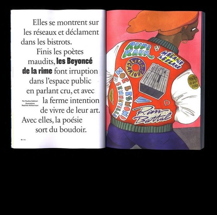 💅Les &quot;Beyonc&eacute;s de la rim&quot; avec @lenaig.cariou @clebilingue @rimbattal @cecile_coulon_ @hortenseraynal @melanie___leblanc merci @revuexxi et Pauline Gabinari
🔥Illustrations @b.alchourroun