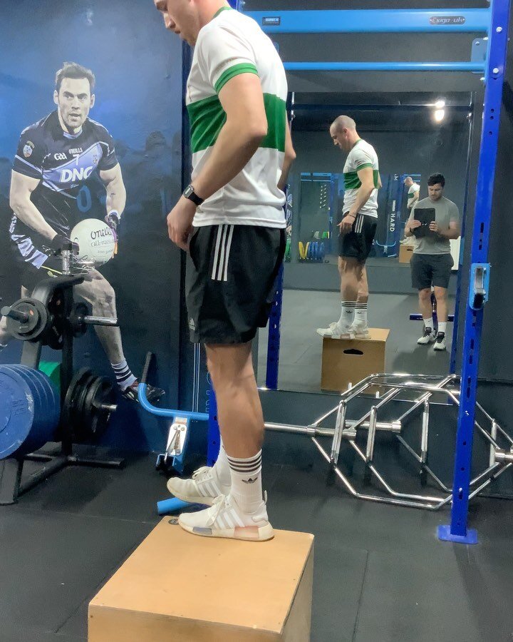 Chronic deficits from a previous ACL injury

It is always important to stay in touch with neuromuscular control and reactive strength ahead of a return to field training in contact sports.

3 themes:
- Control of a squatted position on 1 leg with cha
