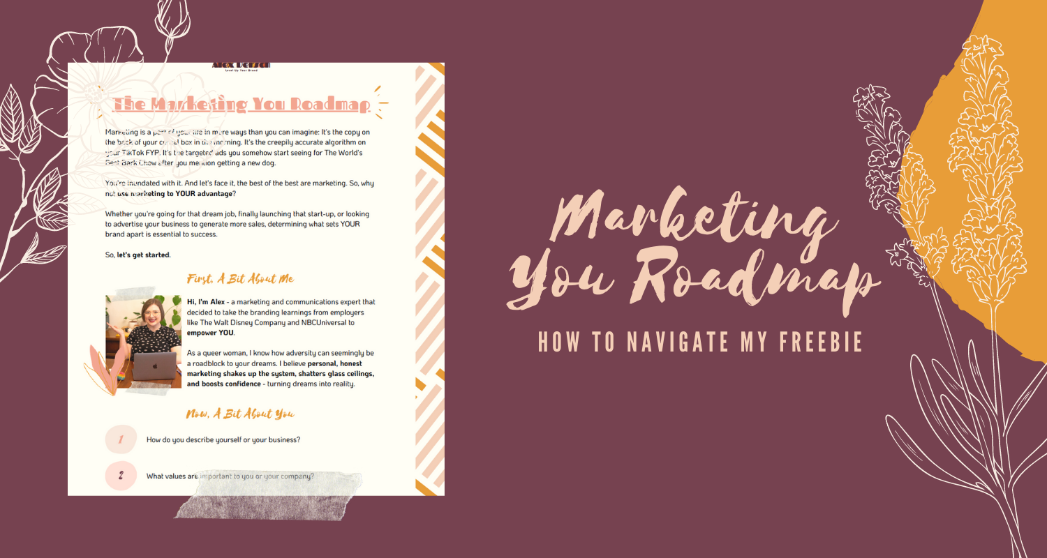 Marketing You Roadmap