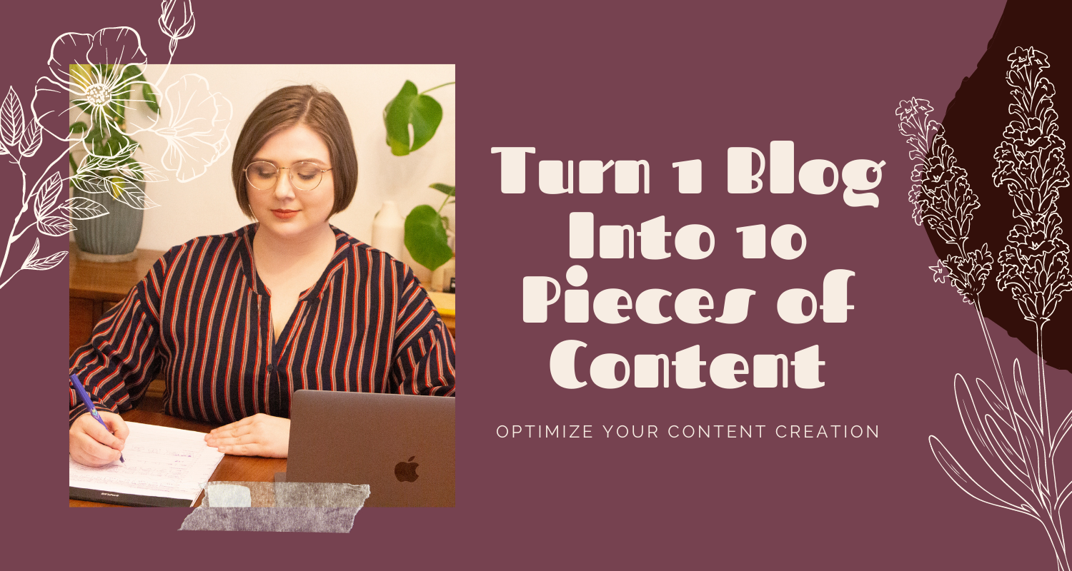 Turn 1 Blog into 10 Pieces of Marketing