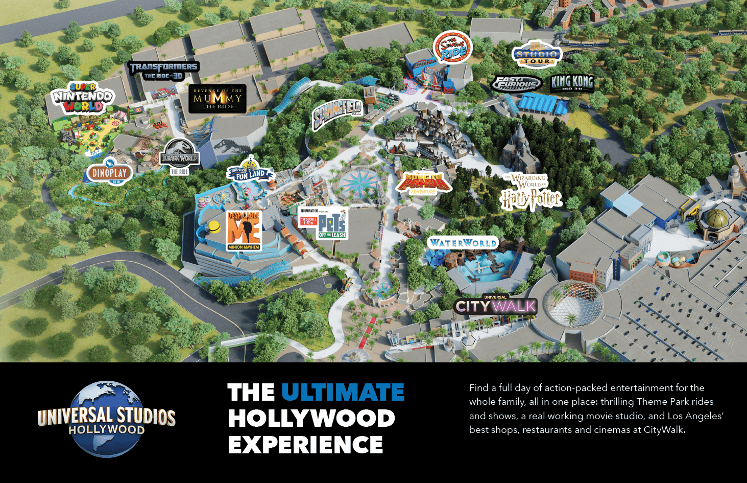 USH Destination Map