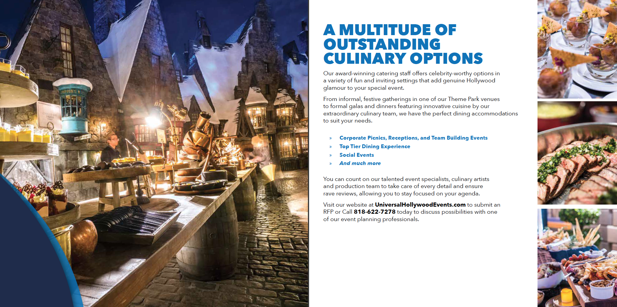 M&E Brochure: Culinary Options