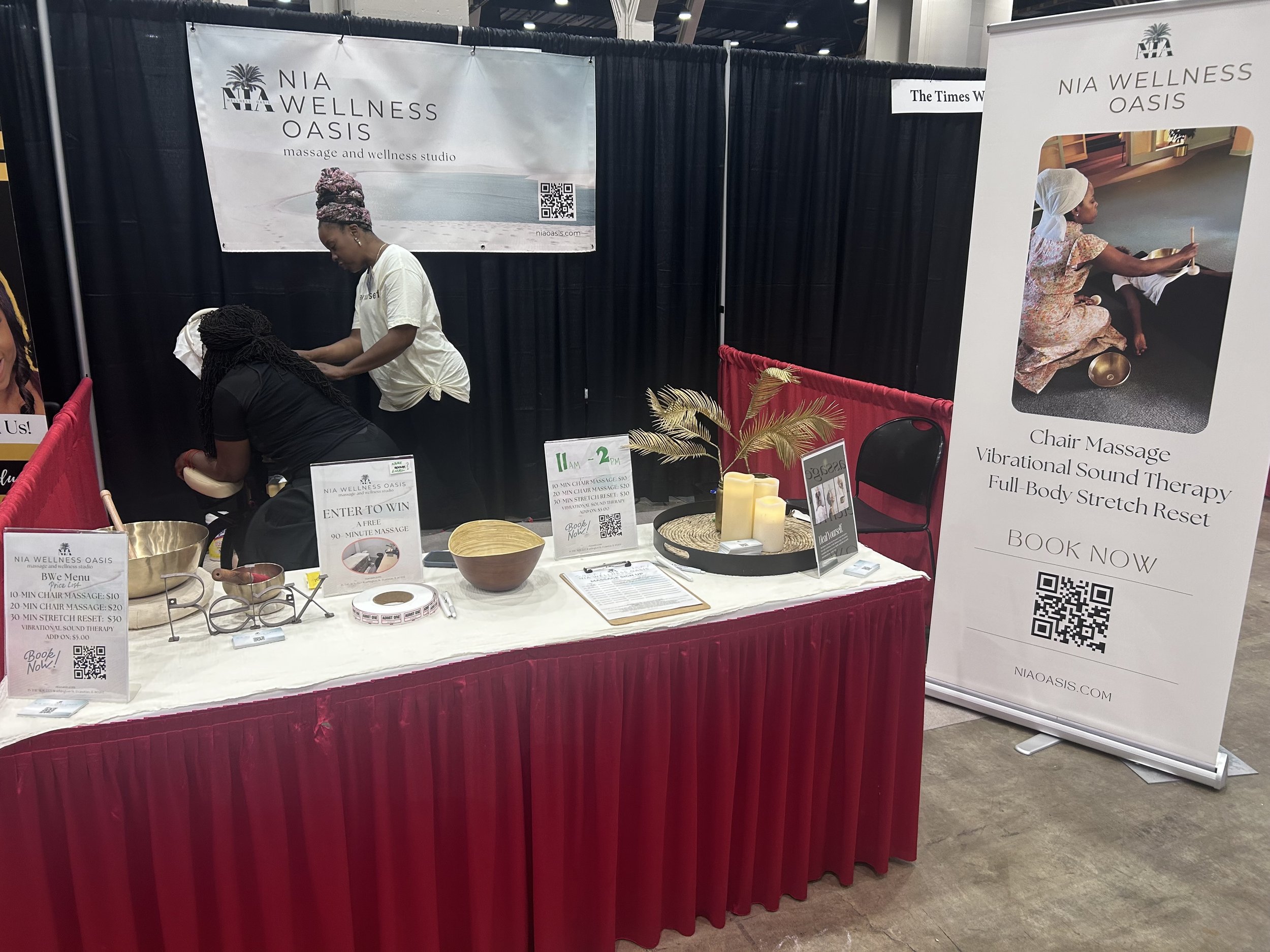 NIA Wellness Oasis at the Black Women's Expo Chicago