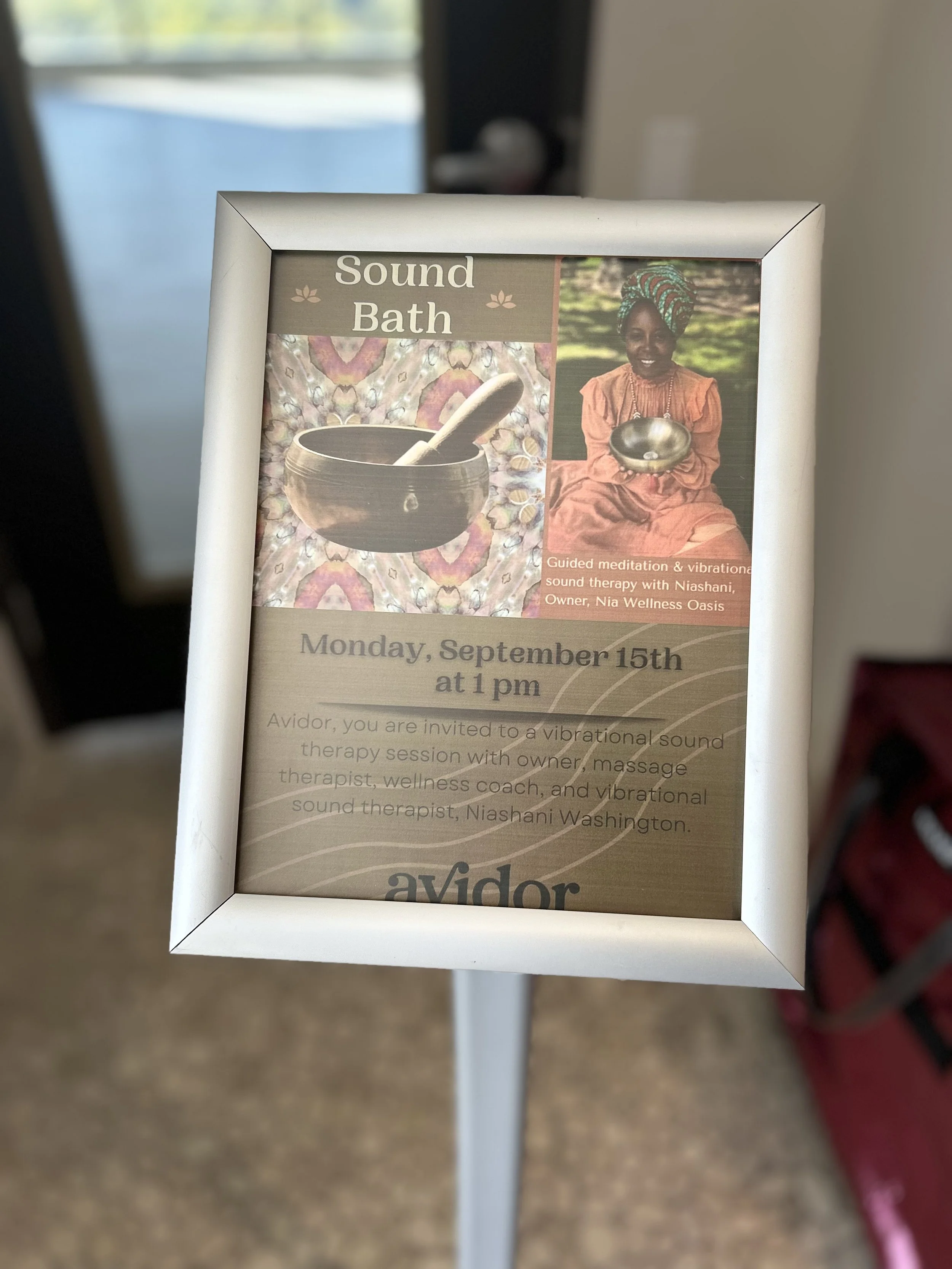 Sound Bath at Avidor Evanston