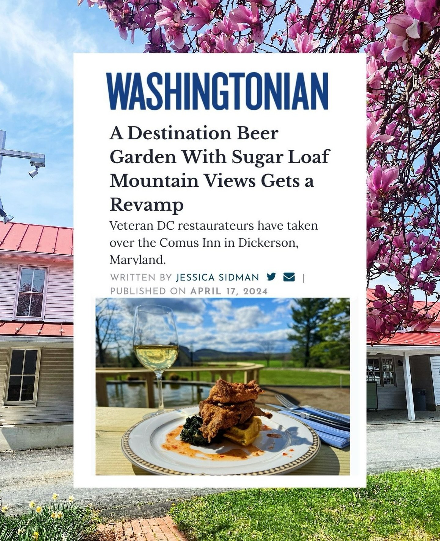 Much love to @jsidman &amp; @washingtonianmag for the lovely article. We&rsquo;re so thrilled to be back and part of this community.
What a beautiful weekend kick to off our re-opening 💕
Come say hi!
Reservations are available on @opentable, but wal