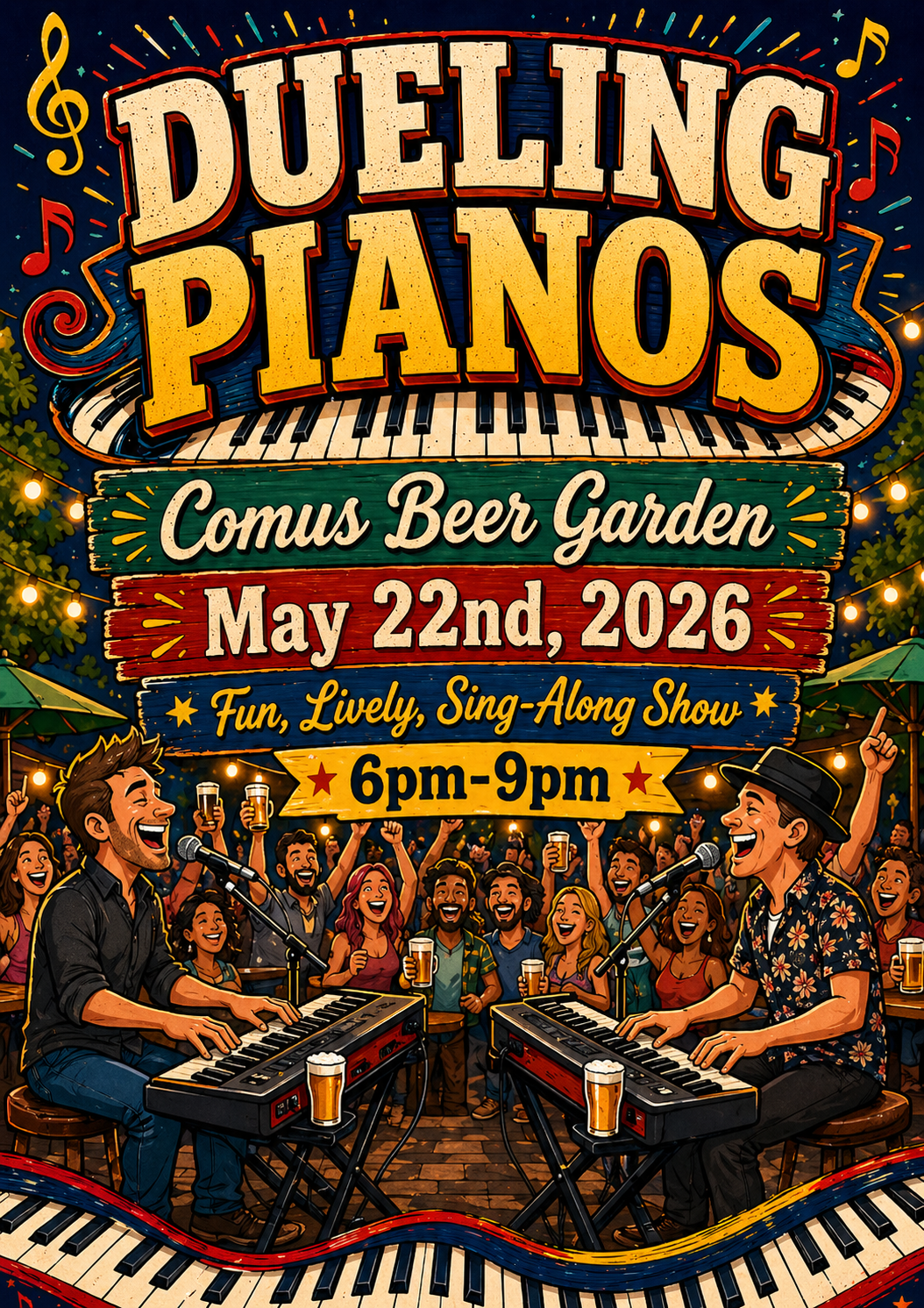 Dueling Pianos at Comus