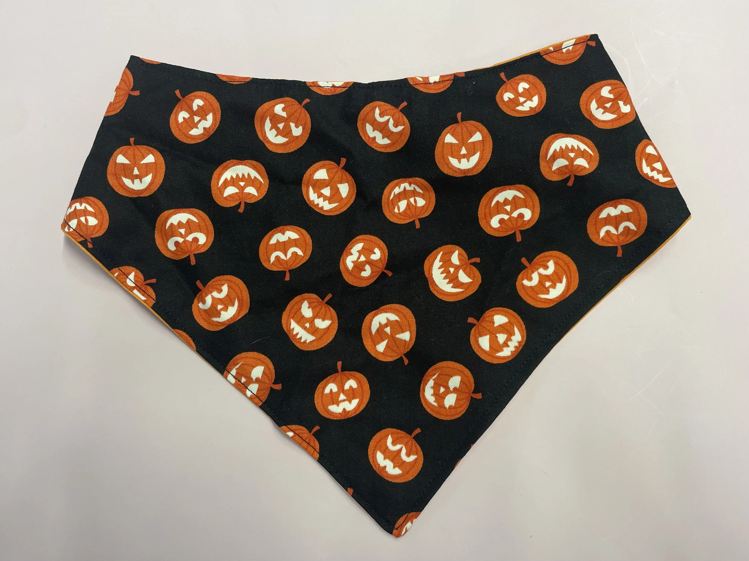 jack o lantern on black bandana.jpeg