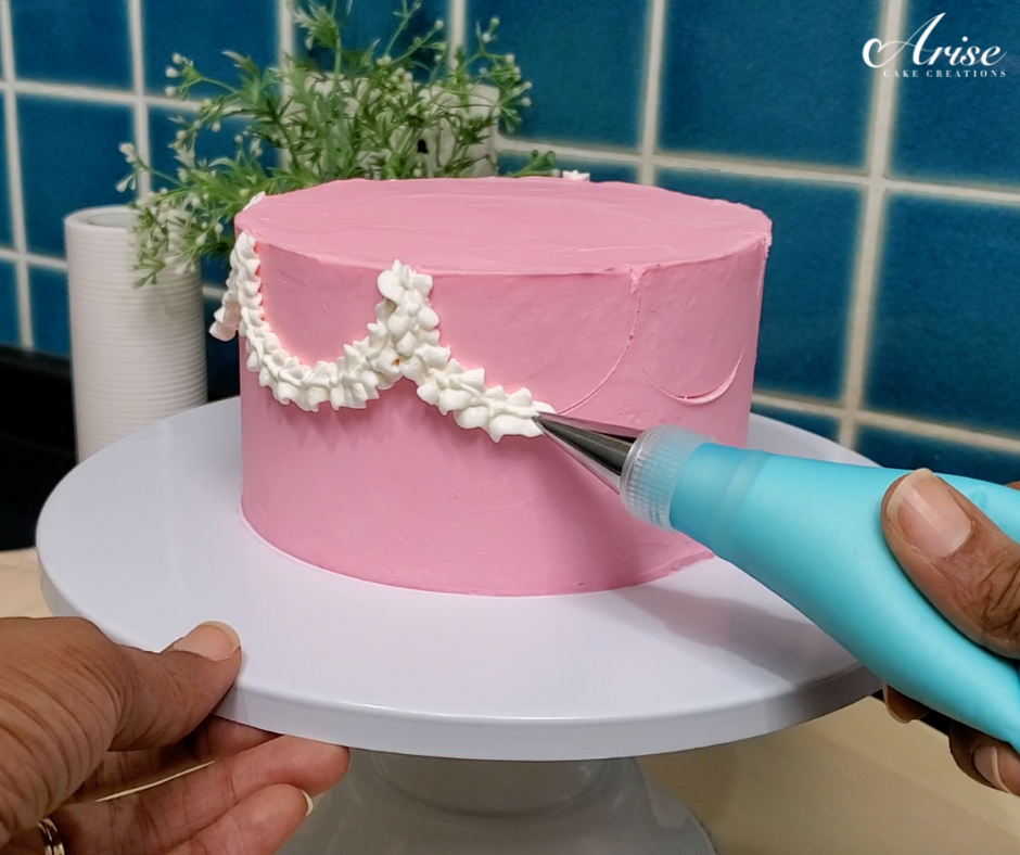 Cake in pink colours - Decorated Cake by LenkaVitvarova - CakesDecor