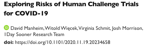 Exploring Risks of Human Challenge Trials for COVID-19 