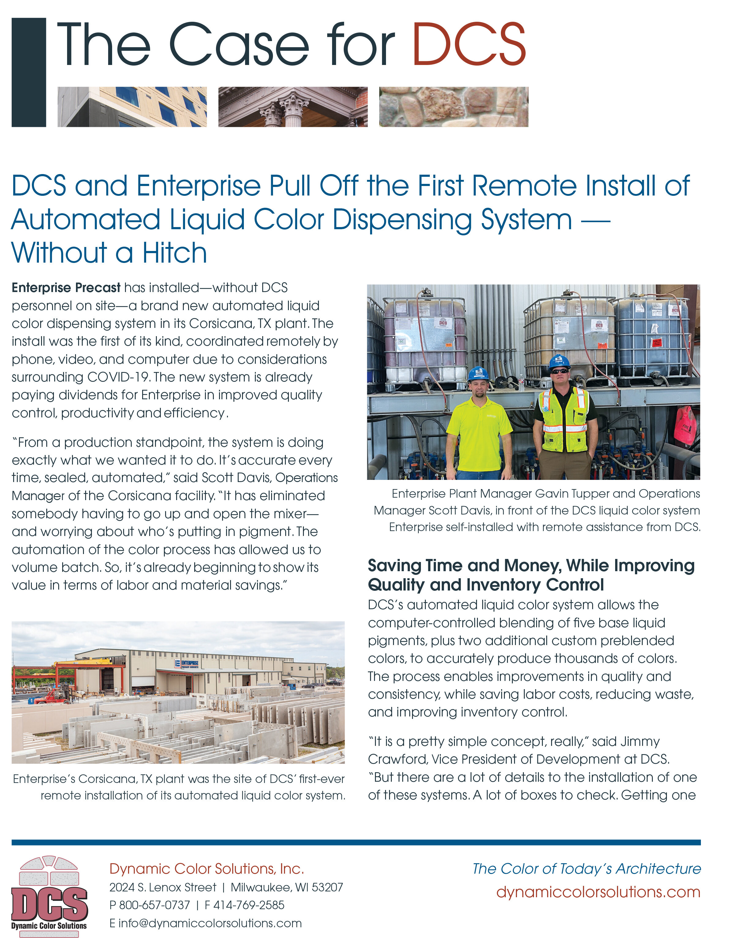 DCS & Enterprise Pull Off the First Remote Install of Automated Liquid ...