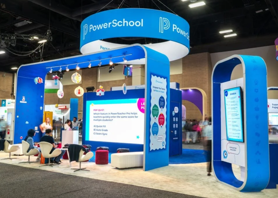 PowerSchool ISTE Booth Design and Event Activation